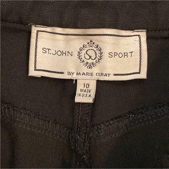 St. John Black Straight Leg Women's Jeans - Picture 6 of 6